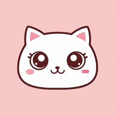 親密度レベル 2 の猫 — 嬉しそうな表情